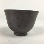 Japanese Ceramic Small Cup Vtg Pottery Yunomi Guinomi Sencha Sake Brown TC274