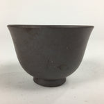 Japanese Ceramic Small Cup Vtg Pottery Yunomi Guinomi Sencha Sake Brown TC274