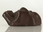 Japanese Ceramic Small Face Mask Vtg Pottery Yakimono Demon Face KF581