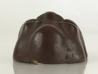 Japanese Ceramic Small Face Mask Vtg Pottery Yakimono Demon Face KF581
