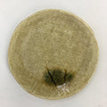 Japanese Ceramic Small Plate Kiseto ware Kozara Vtg Round Pottery Yellow PP582