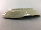 Japanese Ceramic Small Plate Kozara Vtg Round Pottery Orange Green Brown PT876