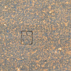 Japanese Ceramic Small Plate Kozara Vtg Square Shape Pottery Brown White PP604
