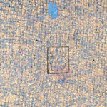 Japanese Ceramic Small Plate Kozara Vtg Square Shape Pottery Brown White PP610