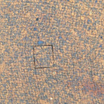 Japanese Ceramic Small Plate Kozara Vtg Square Shape Pottery Brown White PP613