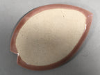 Japanese Ceramic Small Plate Vtg Petal Cherry Blossom Crackle Pink Glaze PP411