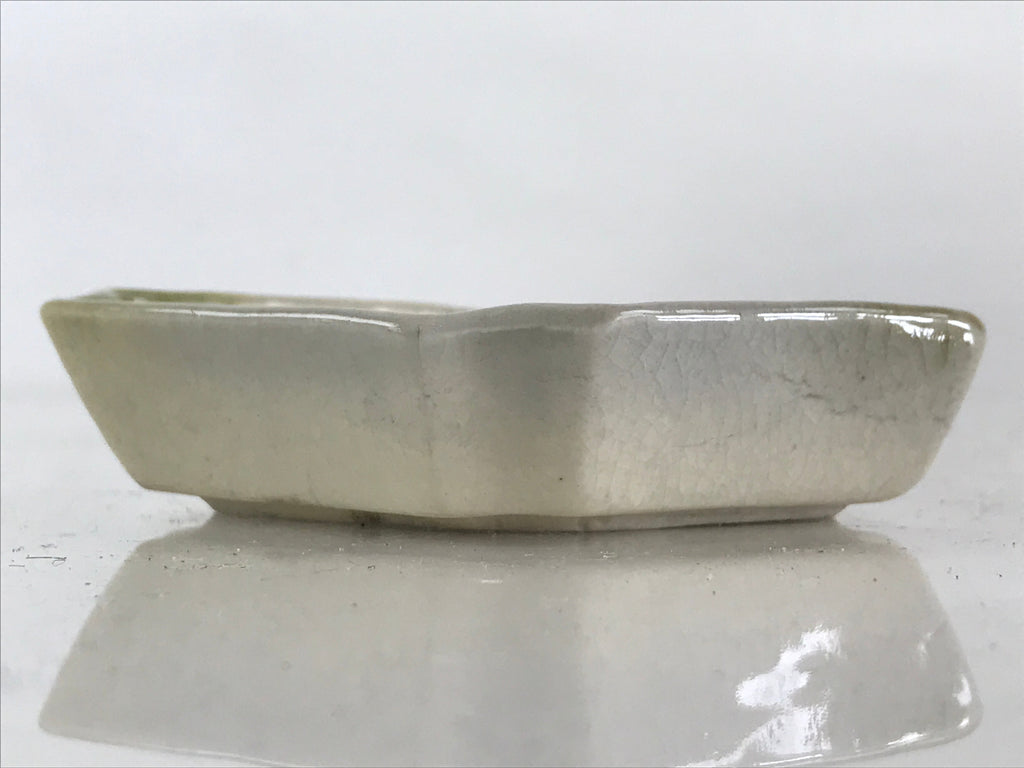 Japanese Ceramic Small Plate Vtg Pottery Kiseto Ware Soy Sauce Sushi Kozara PY27