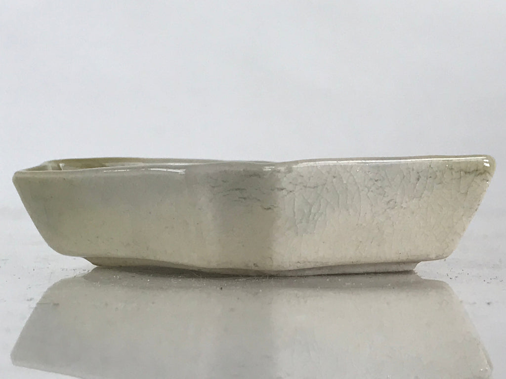 Japanese Ceramic Small Plate Vtg Pottery Kiseto Ware Soy Sauce Sushi Kozara PY27