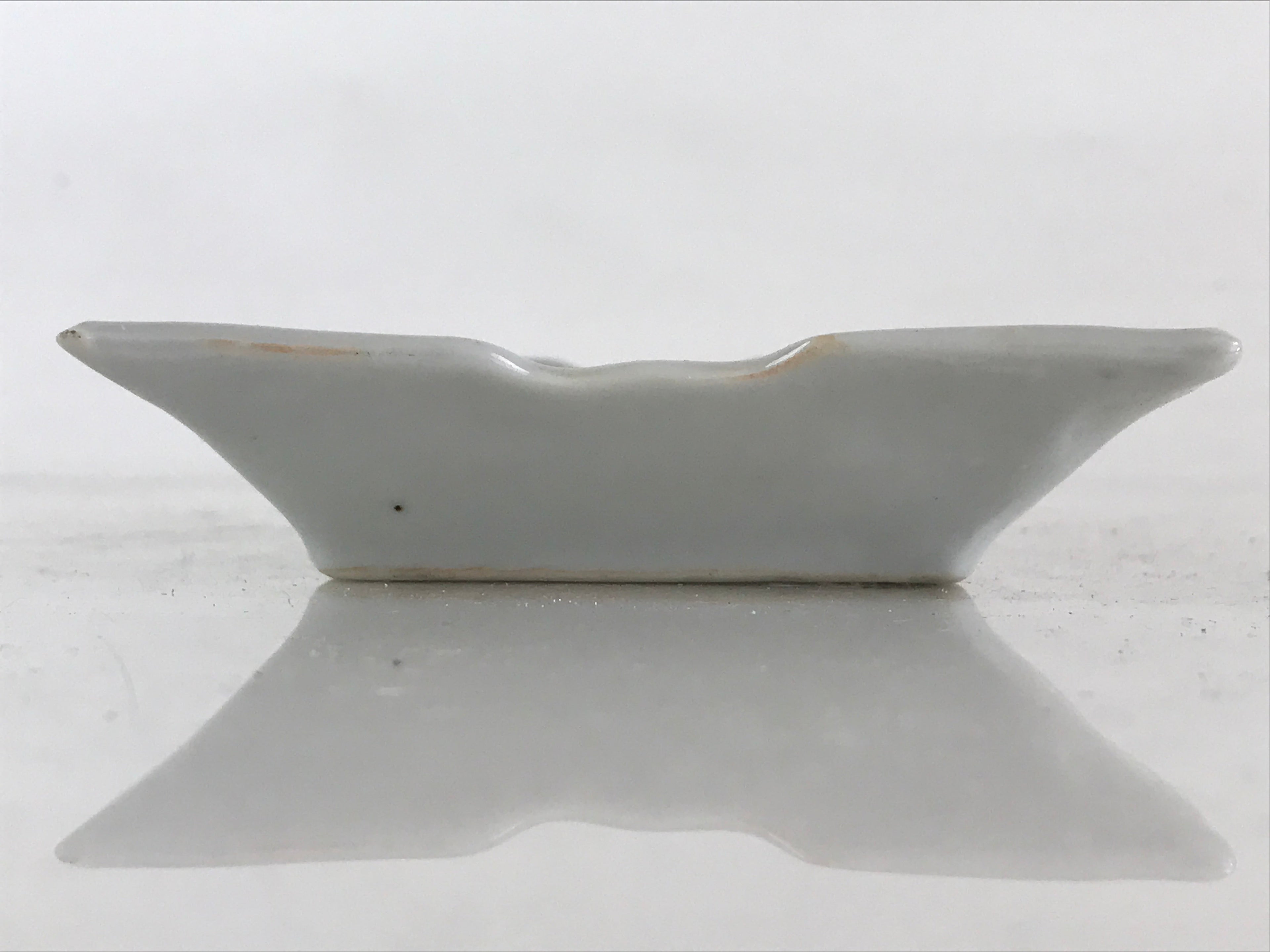 Japanese Ceramic Small Plate Vtg Rectangle Shape Pottery Yakimono Kozara PY265