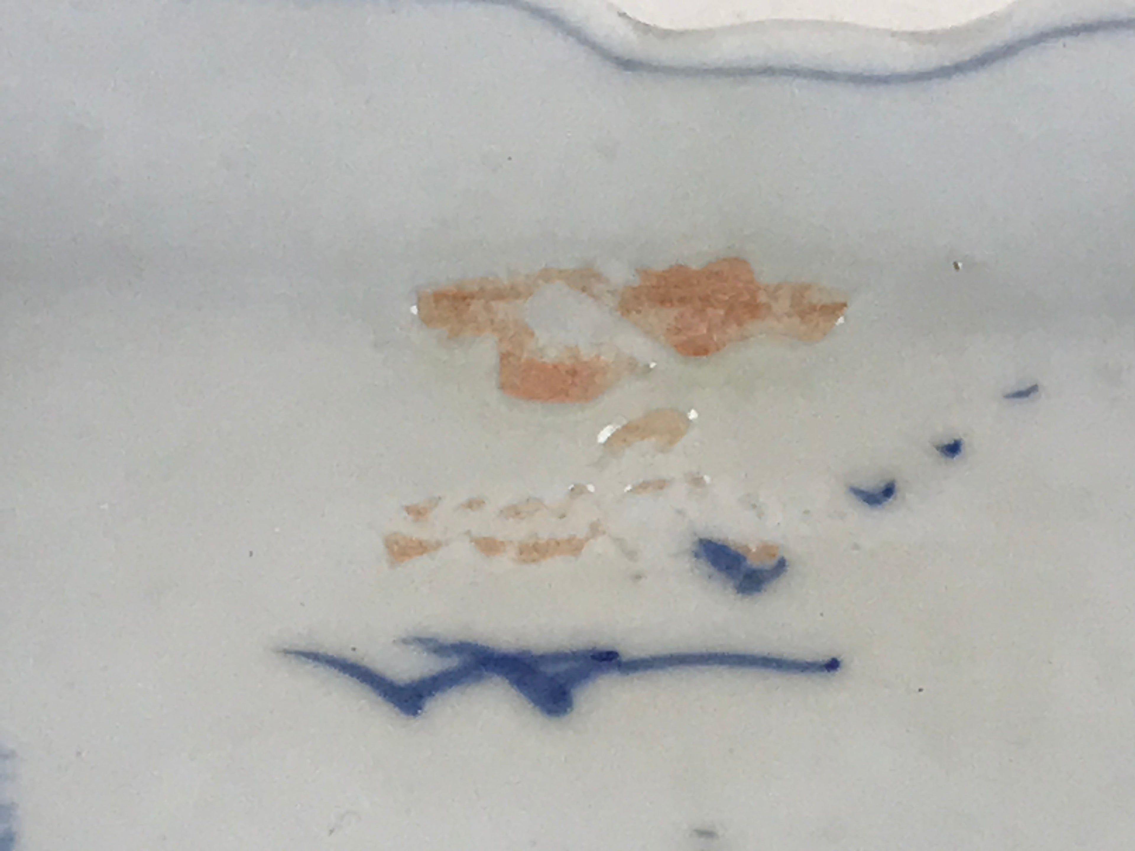 Japanese Ceramic Small Plate Vtg Rectangle Shape Pottery Yakimono Kozara PY265