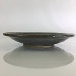 Japanese Ceramic Small Plate Vtg Round Pottery Yakimono Gray Kozara PY102