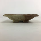 Japanese Ceramic Small Plate Vtg Square Shape Pottery Brown Yellow Kozara PP728