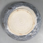 Japanese Ceramic Snack Bowl Kashiki Gray Shino ware Vtg Pottery Round PP437