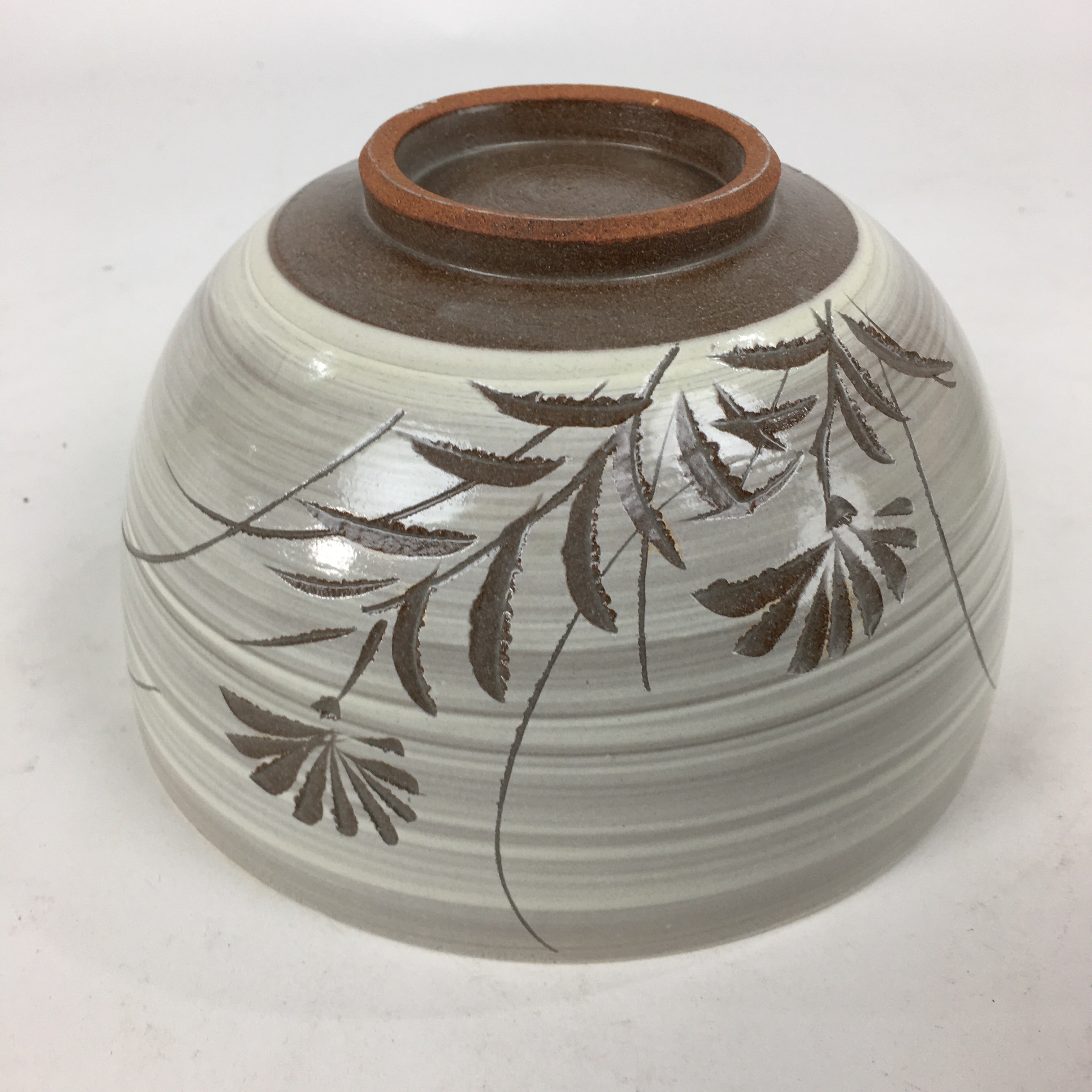 Japanese Ceramic Snack Bowl Kashiki Vtg Round Boxed Pottery Tea Ceremony PX578