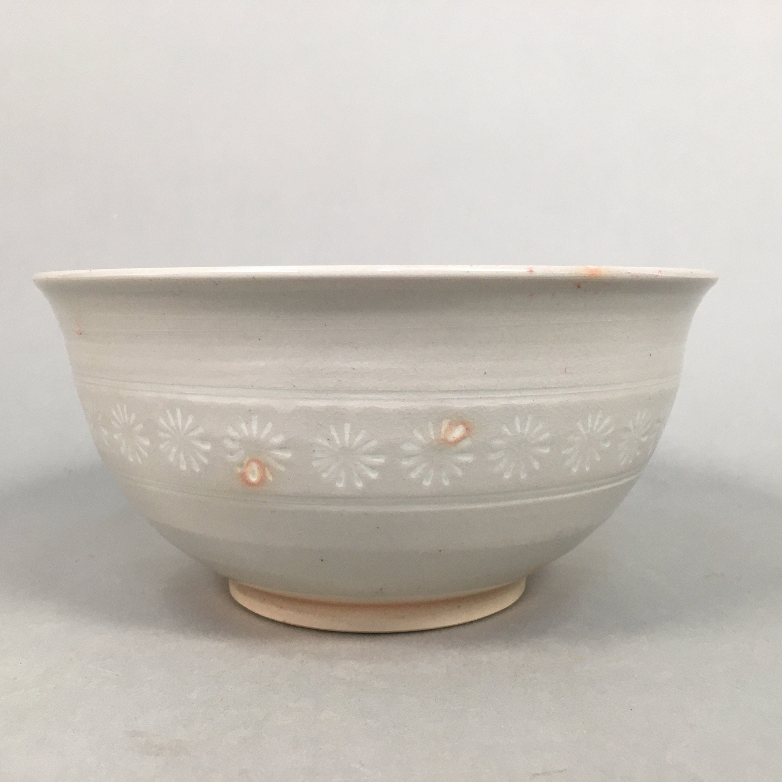 Japanese Ceramic Snack Bowl Kyo Vtg Pottery Kashiki Tea Ceremony PP365