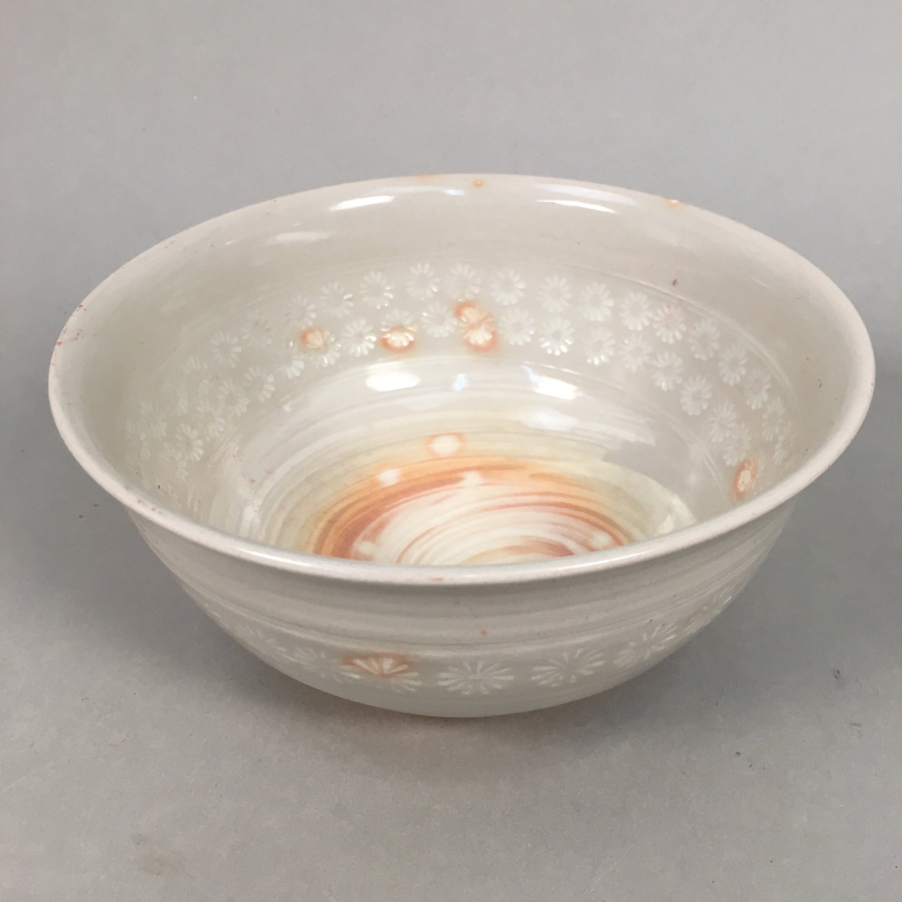 Japanese Ceramic Snack Bowl Kyo Vtg Pottery Kashiki Tea Ceremony PP365