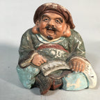 Japanese Ceramic Statue Vtg 7 Gods Good Fortune Daikokuten BD546