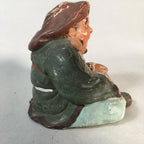 Japanese Ceramic Statue Vtg 7 Gods Good Fortune Daikokuten BD546