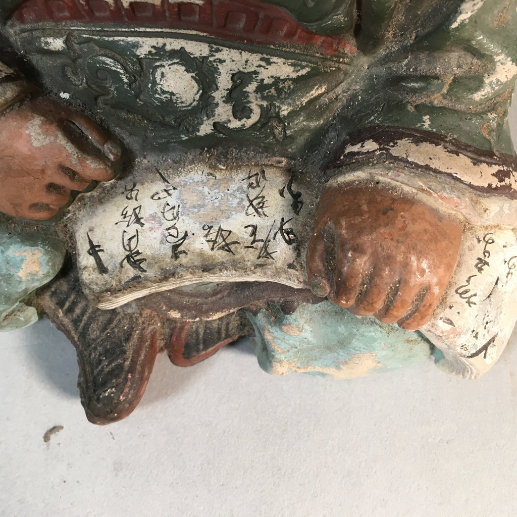 Japanese Ceramic Statue Vtg 7 Gods Good Fortune Daikokuten BD546