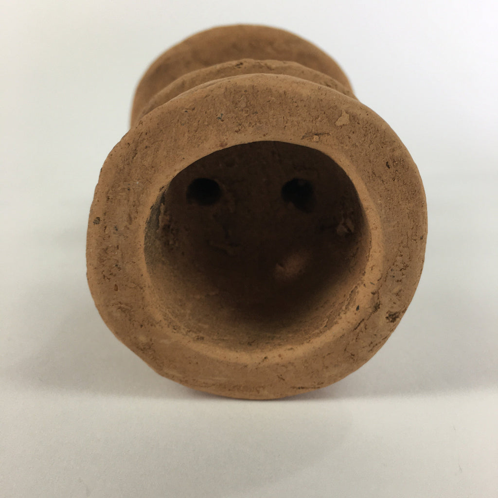 Japanese Ceramic Statue Vtg Haniwa Soldier Clay Figure Brown BD629