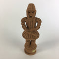 Japanese Ceramic Statue Vtg Haniwa Soldier Clay Figure Brown BD629