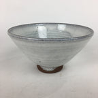 Japanese Ceramic Tea Bowl Hagi Ware Vtg Ceremony Chawan White Pottery GTB739