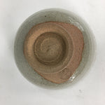 Japanese Ceramic Tea Bowl Vtg Ceremony Chawan Flower Pattern Pottery GTB740