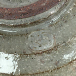 Japanese Ceramic Tea Bowl Vtg Ceremony Chawan Flower Pattern Pottery GTB762