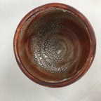 Japanese Ceramic Tea Bowl Wooden Box Kogen Kiln Aka-Shino Ware Chawan PX547