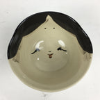 Japanese Ceramic Tea Bowl Wooden Box Kyo Ware Green Tea Bowl Otafuku Lady PX561