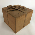 Japanese Ceramic Tea Bowl Wooden Box Mayama Kiln Shino Ware Chawan Pottery PX546