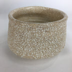 Japanese Ceramic Tea Bowl Wooden Box Mayama Kiln Shino Ware Chawan Pottery PX546