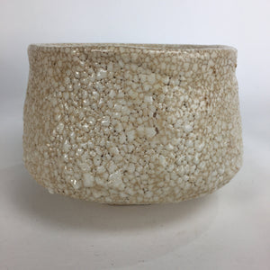 Japanese Ceramic Tea Bowl Wooden Box Mayama Kiln Shino Ware Chawan Pottery PX546
