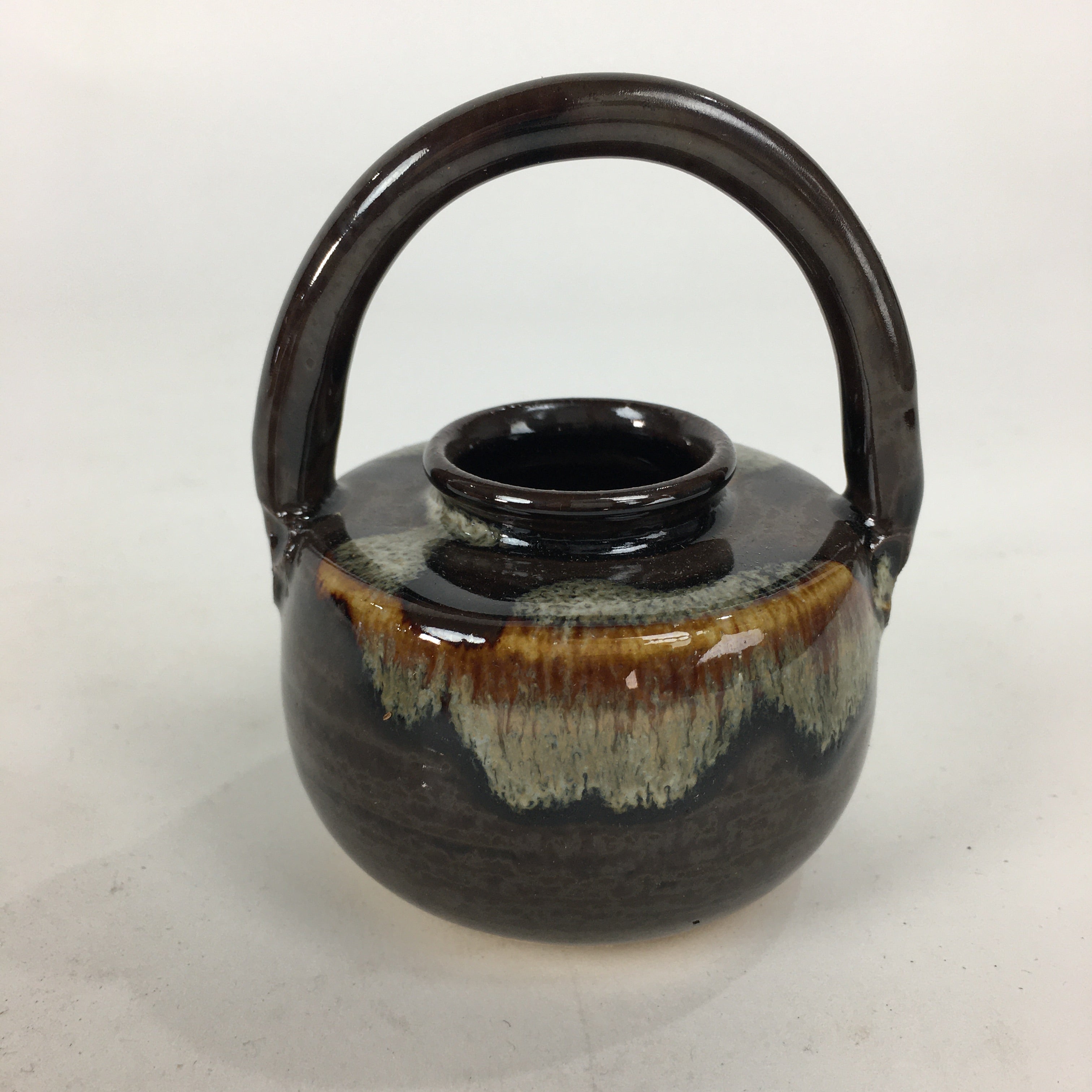 Japanese Ceramic Tea Caddy 4pc Set Vtg Chaire Container Sado Ceremony PX583