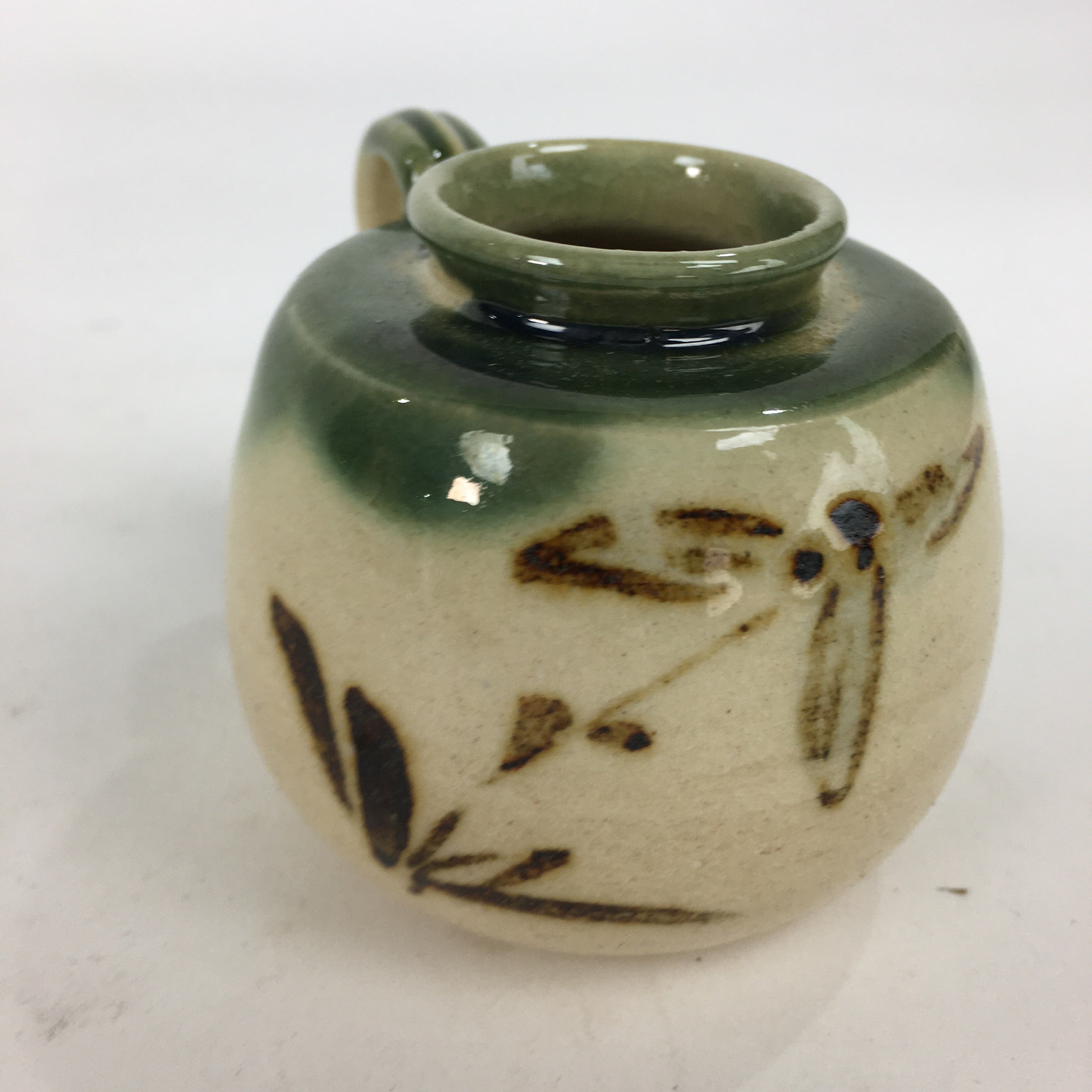 Japanese Ceramic Tea Caddy 4pc Set Vtg Chaire Container Sado Ceremony PX583