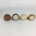 Japanese Ceramic Tea Caddy 4pc Set Vtg Chaire Container Sado Ceremony PX583