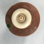 Japanese Ceramic Tea Caddy Vtg Chaire Brown Natsume Sado Ceremony NM79