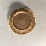 Japanese Ceramic Tea Caddy Vtg Chaire Brown Natsume Sado Ceremony NM79