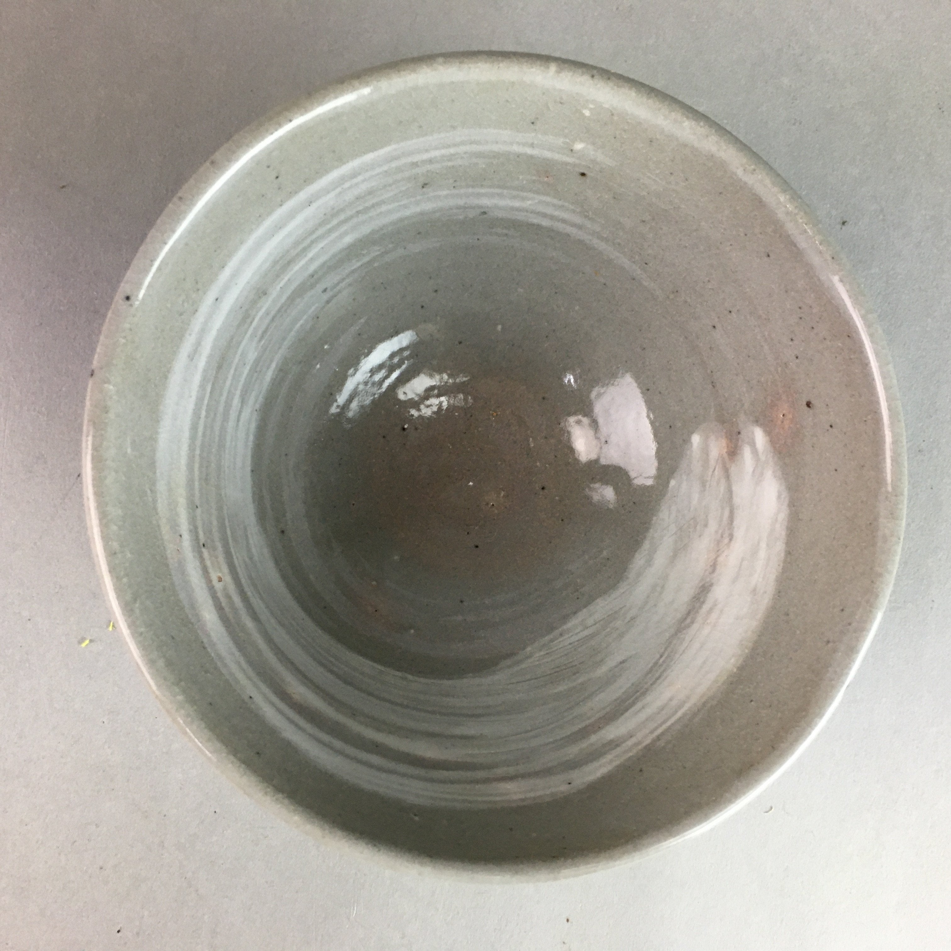 Japanese Ceramic Tea Ceremony Bowl Chawan Box Vtg Pottery Gray Zodiac PX441