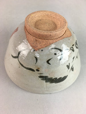 Japanese Ceramic Tea Ceremony Bowl Chawan Box Vtg Pottery Gray Zodiac PX441