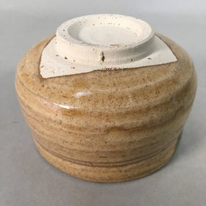 Japanese Ceramic Tea Ceremony Bowl Chawan Ki Seto Vtg Pottery GTB699