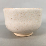 Japanese Ceramic Tea Ceremony Bowl Chawan Shino ware Vtg Pottery GTB696