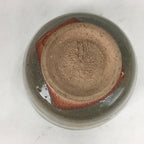 Japanese Ceramic Tea Ceremony Bowl Chawan Vtg Brown Pottery Crane GTB749