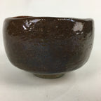 Japanese Ceramic Tea Ceremony Bowl Chawan Vtg Matcha Brown GTB835