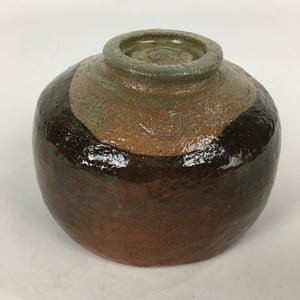 Japanese Ceramic Tea Ceremony Bowl Chawan Vtg Matcha Brown GTB835