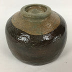 Japanese Ceramic Tea Ceremony Bowl Chawan Vtg Matcha Brown GTB835