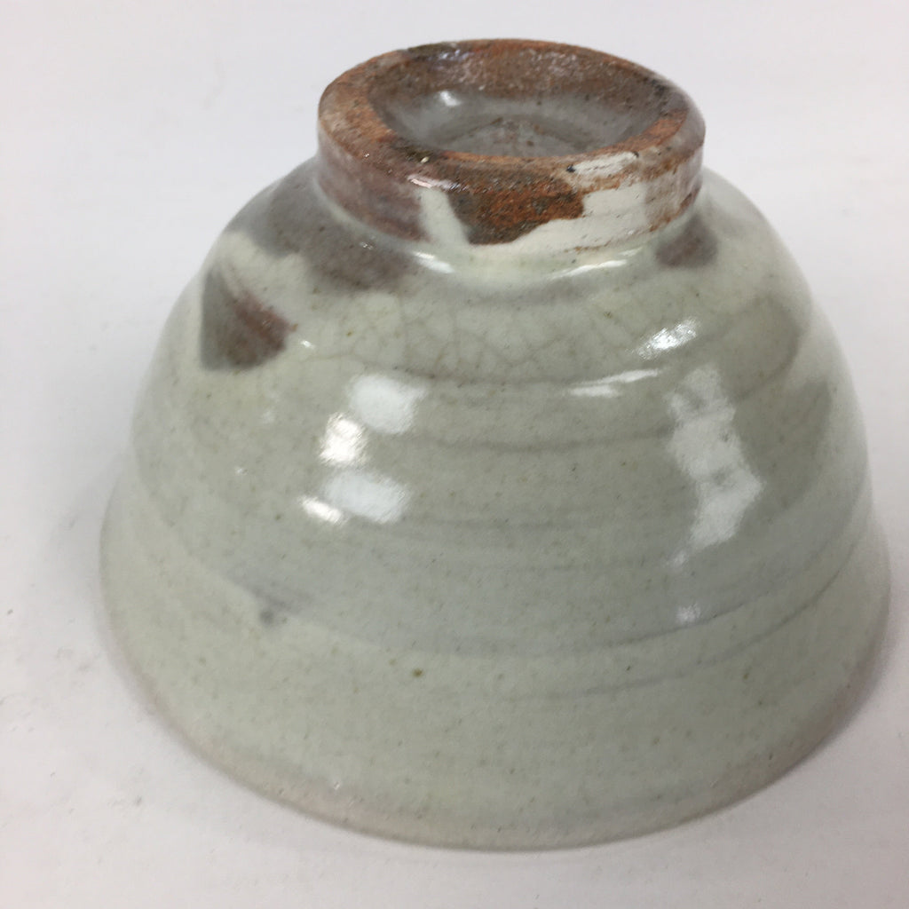 Japanese Ceramic Tea Ceremony Bowl Chawan Vtg Matcha Green Tea White GTB839