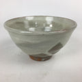 Japanese Ceramic Tea Ceremony Bowl Chawan Vtg Matcha Green Tea White GTB839