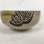 Japanese Ceramic Tea Ceremony Bowl Chawan Vtg Matcha Oribe Ware GTB829