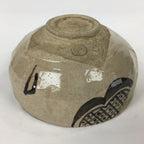 Japanese Ceramic Tea Ceremony Bowl Chawan Vtg Matcha Oribe Ware GTB829